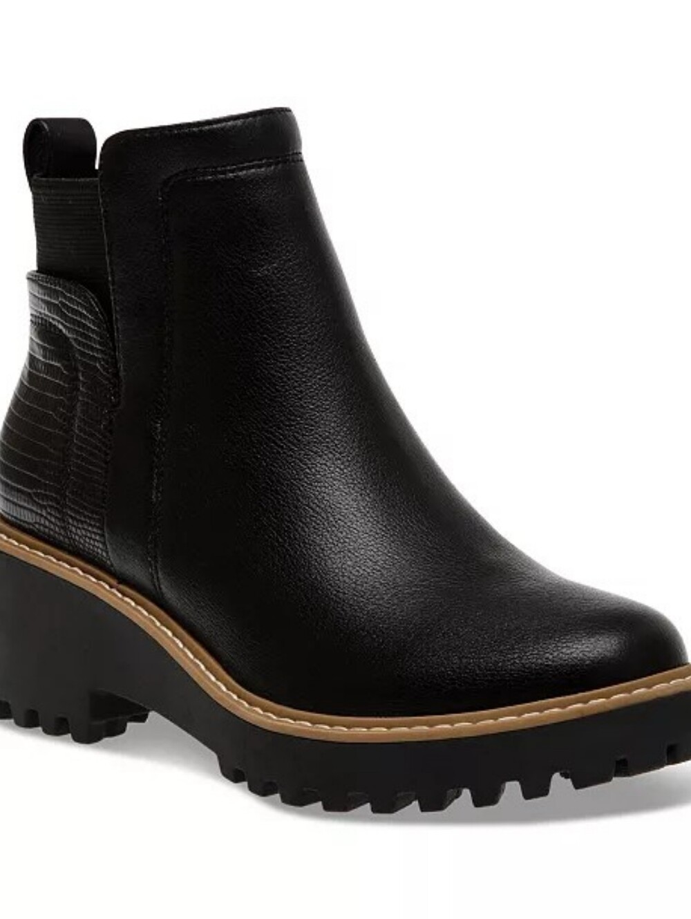Dolce Vita Rango Women's Black Platform Chelsea Ankle Boots - Classic Style